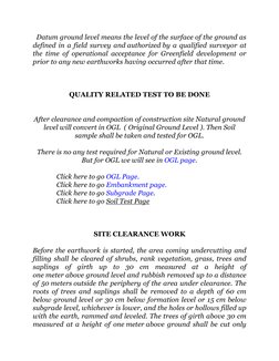 Understanding Ground Levels in Construction | PDF | Trees | Surveying