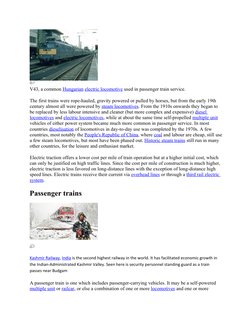 Types of Trains and Their Functions | PDF | Train | Rail Transport