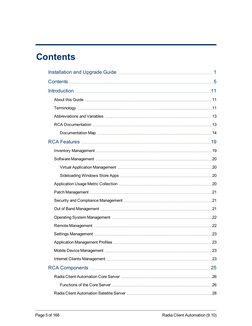 Contents
Installation and Upgrade Guide
1
Contents
5
Introduction
11
About this Guide
11
Terminology
11
Abbreviations and Var