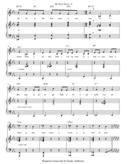 my party dress sheet music pdf Brian Lowdermilk - My Party Dress