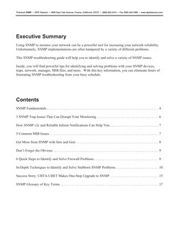 Practical SNMP  •  DPS Telecom  •  4955 East Yale Avenue, Fresno, California  93727  •  (800) 622-3314  •  Fax (559) 454-1688