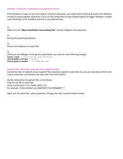 SQL Server Transactional Replication Guide | PDF | Microsoft Sql Server ...