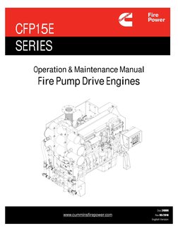 CFP15E 
SERIES 
Doc 24806 
 www.cumminsfirepower.com  (http://www.cumminsfirepower.com/)
Rev 05/2016 
English Version 
Operat