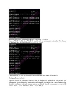 Step-by-Step VLAN Configuration Guide | PDF | Network Switch | Digital ...