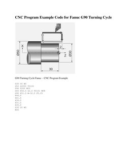 Example Turning Program CNC Taper Turning Programming Guide | PDF