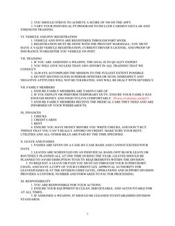 2. YOU SHOULD STRIVE TO ACHIEVE A SCORE OF 300 ON THE APFT. 
 
3. VARY YOUR INDIVIDUAL PT PROGRAM TO INCLUDE CARDIOVASCULAR