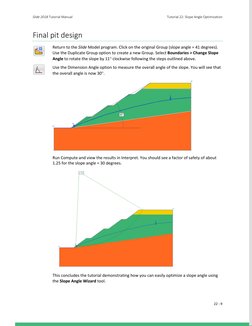 Slope Angle Optimization Tutorial | PDF | Slope | Angle