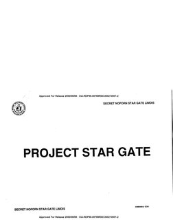 Stargate Project.pdf Project Star Gate - Remote Viewing - (Official CIA Unclassified ...