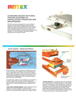 Rotex Cs Model ROTEX Screener Catalog Overview | PDF | Recycling | Suspension (Vehicle)