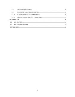 VI 
 
3.4.8 
GATEWAY MSC (GMSC) ...........................................................................................