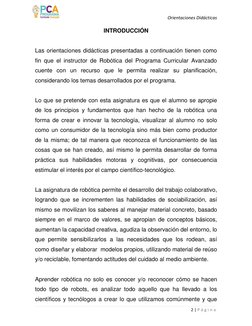 Orientaciones Didácticas 
2 | P á g i n a  
 
 
INTRODUCCIÓN 
 
 
Las orientaciones didácticas presentadas a continuación tie