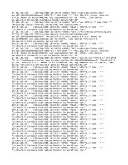 27.61.145.120 - - [30/Sep/2018:13:59:40 +0000] "GET /extra/gtu/index.php?
enroll=156530309038&sem=5 HTTP/1.1" 404 2556 "-" "M