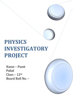  
 
 
 
 
PHYSICS 
INVESTIGATORY 
PROJECT 
 
 
 
Name – Punit 
Palial 
Class – 12th 
Board Roll No. –  
 
