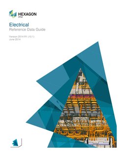  
 
Electrical 
Reference Data Guide 
 
Version 2014 R1 (10.1)  
June 2014 
    
 
 
