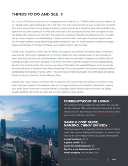 Copyright © 2017 Bridge Education Group Inc.
4
Things to Do and See
In a country of China’s size, there is a mind-boggling am