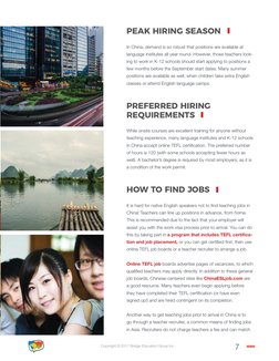Copyright © 2017 Bridge Education Group Inc.
7
Peak Hiring Season 
In China, demand is so robust that positions are available