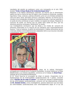 resultados del estudio se publicaron como una monografía en el año 1953, 
titulada “Crete: A Case Study of An Underdeveloped