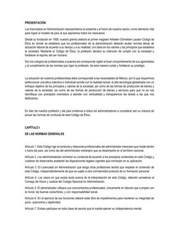 PRESENTACIÓN 
Los licenciados en Administración representamos el presente y el futuro de nuestra nación, como elemento vital