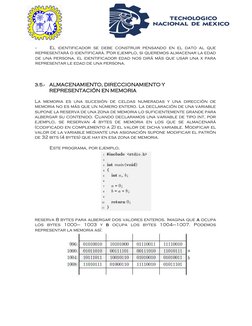- 
El identificador se debe construir pensando en el dato al que 
representará o identificará. Por ejemplo, si querem