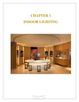 CHAPTER 1 
 
INDOOR LIGHTING
