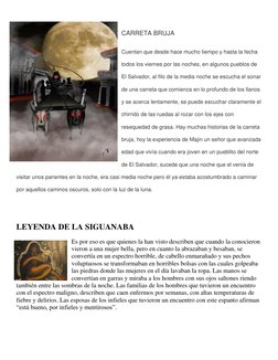 CARRETA BRUJA 
Cuentan que desde hace mucho tiempo y hasta la fecha 
todos los viernes por las noches, en algunos pueblos d