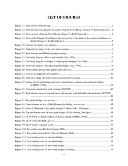 x 
 
LIST OF FIGURES 
 
Figure 1.1: Typical Box Girder Bridge ...............................................................