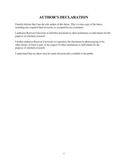 ii 
 
AUTHOR’S DECLARATION 
 
I hereby declare that I am the sole author of this thesis. This is a true copy of the thesis,