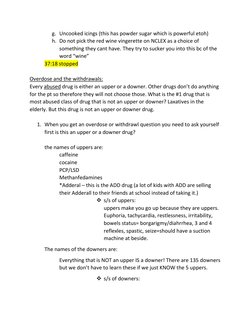 g. Uncooked icings (this has powder sugar which is powerful etoh) 
h. Do not pick the red wine vingerette on NCLEX as a choic