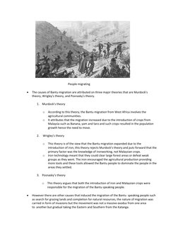 Bantu Migrations: Causes and Effects | PDF | Africa | Agriculture