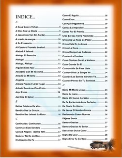 INDICE…            
A 
A Casa Quiero Volver ................................... 9 
A Dios Sea La Gloria ............