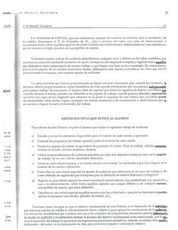 :onsulta
M. Mendívil Escalante
21
Los accionistas de COFASA, que nos contrataron, esperan de nosotros un informe corto (o