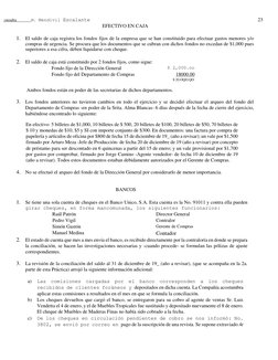 :onsulta
M. Mendívil Escalante
23
EFECTIVO EN CAJA
1. El saldo de caja registra los fondos fijos de la empresa que se han