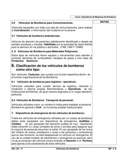Curso  Operadores de Máquinas de Bomberos 
 
 
 
5.6     Vehículos de Bomberos para Comunicaciones: 
 
Vehículos equipa
