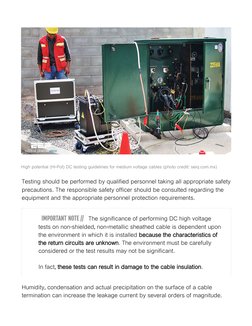 Hi-Pot Testing Guidelines for MV Cables | PDF | Coaxial Cable | Direct ...
