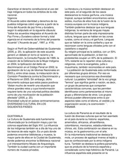 Derechos de los pueblos indígenas en Guatemala | PDF | Guatemala ...