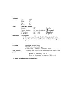 Dissertation and Thesis Formatting Guide | PDF | Thesis | Written ...