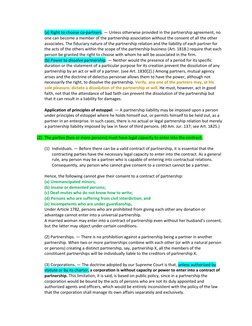 (a) Right to choose co-partners. — Unless otherwise provided in the partnership agreement, no 
one can become a member of the