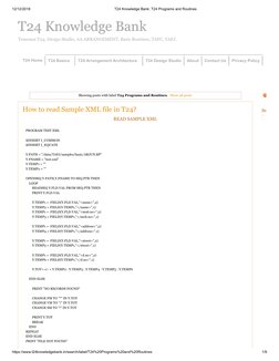 T24 Multithread Routine Sample T24 Banking: Programs and Routines | PDF | Computer Data | Computer ...