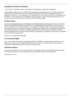 Copyright and Trademark Information
© 2013 SAS IP, Inc. All rights reserved. Unauthorized use, distribution or duplication is