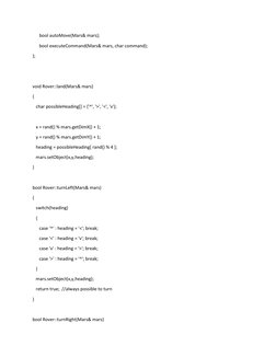 C Programming Language Mars Rover C++ Mars Rover Maze Game Code | PDF | Computer Programming | Areas Of ...