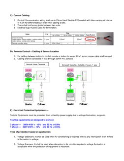 VRF System Electrical Wiring Guide | PDF | Electrical Wiring | Power Supply