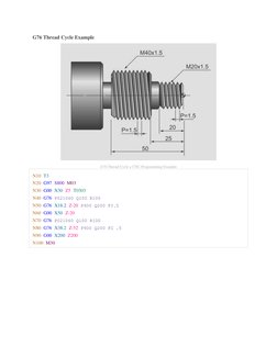 G76 Taper Threading Cycle Guide | PDF | Technology & Engineering