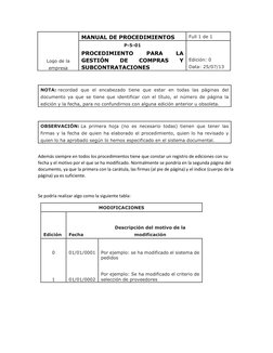 Procedimiento de Compras ISO 9001:2015 | PDF | Calidad (comercial ...