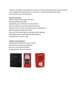 Fire Detection and Alarm System Overview | PDF | Equipment | Electrical ...