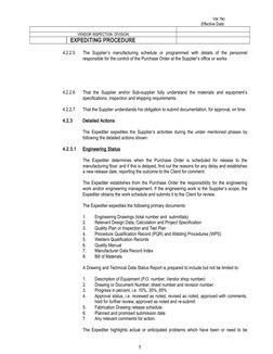Expediting Procedure Overview | PDF | Specification (Technical Standard ...