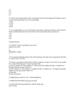 HCL Placement and Aptitude Questions | PDF | C (Programming Language ...