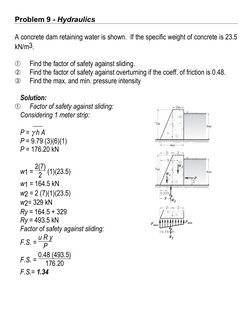 Hydraulics Problems and Solutions | PDF | Pressure | Physical Sciences