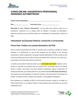 Programas de Capacitación  Especializado   
www.auto