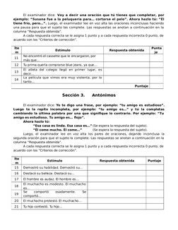 El e(a#i)ador dice% 9o/ a decir una oraci&n 2ue t0 tienes 2ue completar por
e'emplo+ ,%usana *ue a la pelu2uería para corta