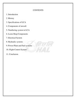 CONTENTS 
 
1. Introduction                                                                                      
 
2. Histor